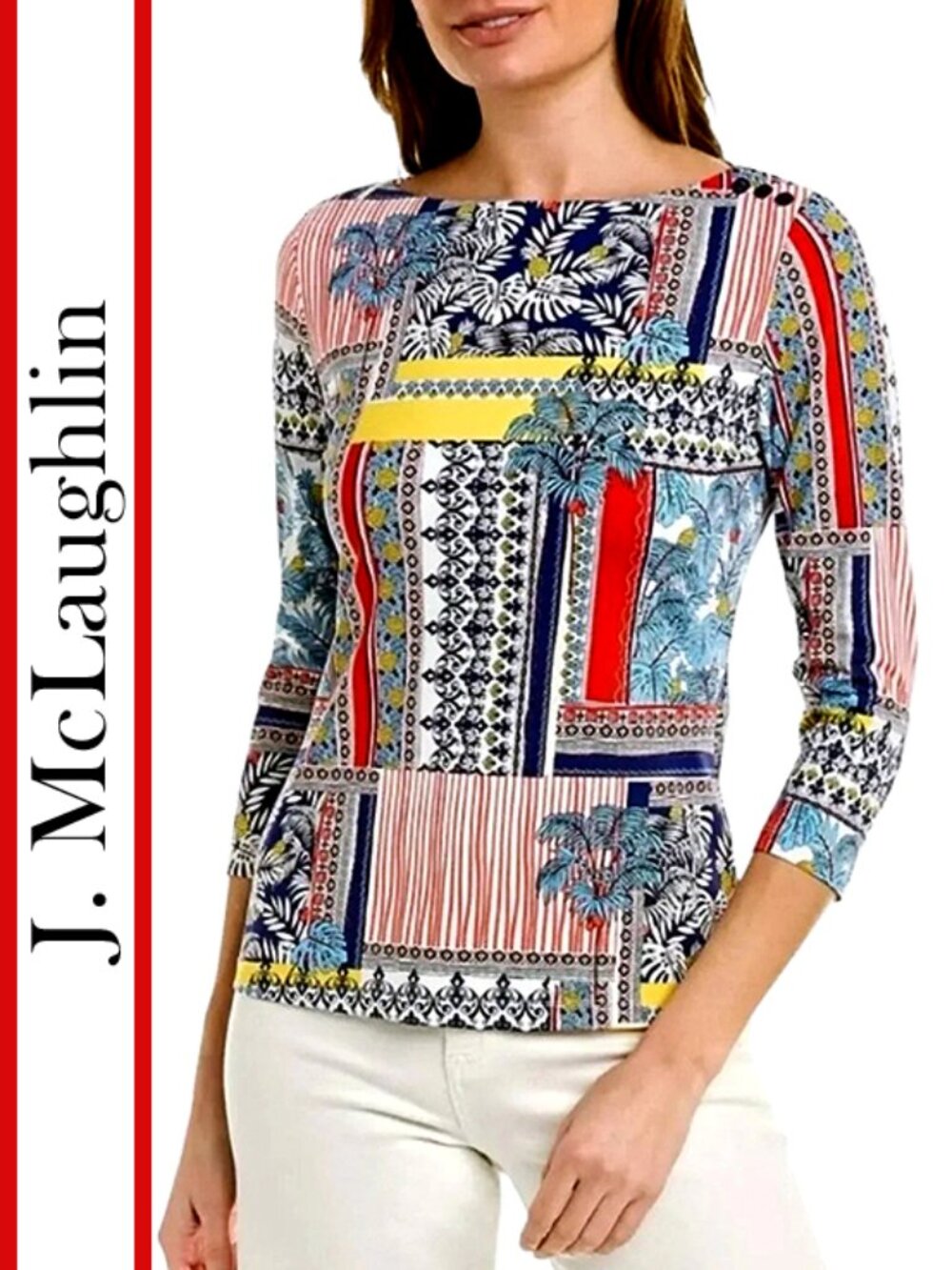 J McLaughlin | Wavesong Boatneck Catalina Cloth Top